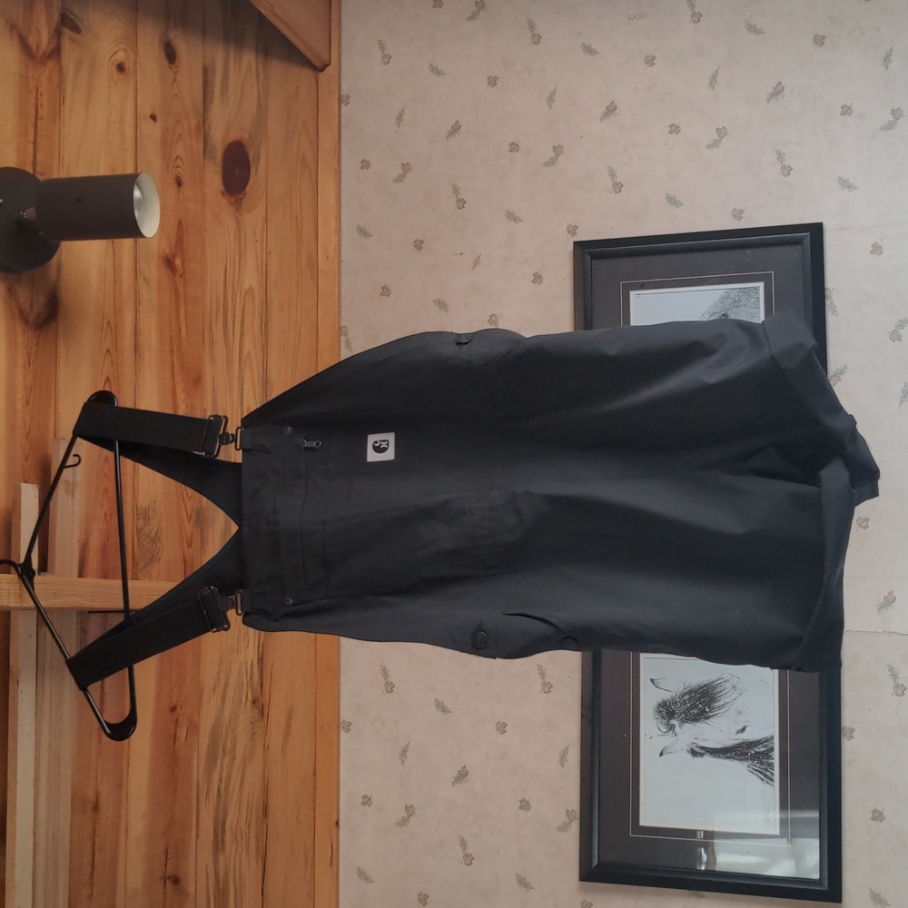 Medium black Carhartt overalls Hurley collaboration